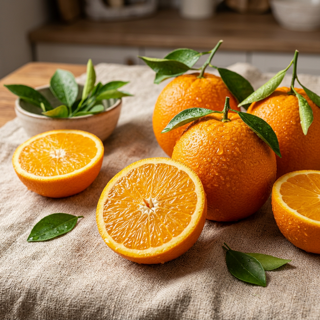 Fresh Egyptian oranges